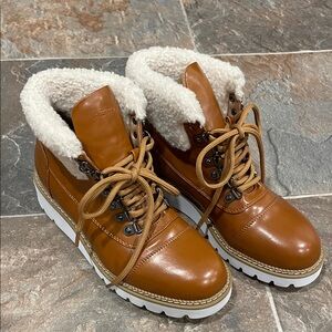 AEROSOLES Women's Tan Winter Boots